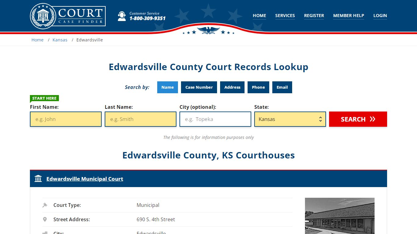 Edwardsville County Court Records | KS Case Lookup